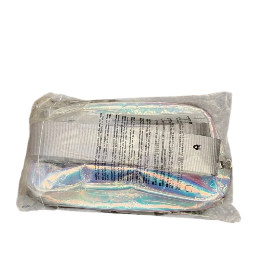 Lululemon everywhere belt bag. Iridescent/ silver color.